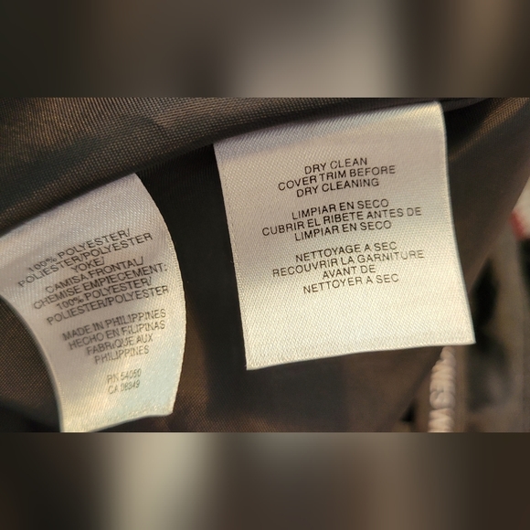 NWT $90 Women's Black Jones Wear Column Dress Size 12 100% Polyester - Picture 8 of 8